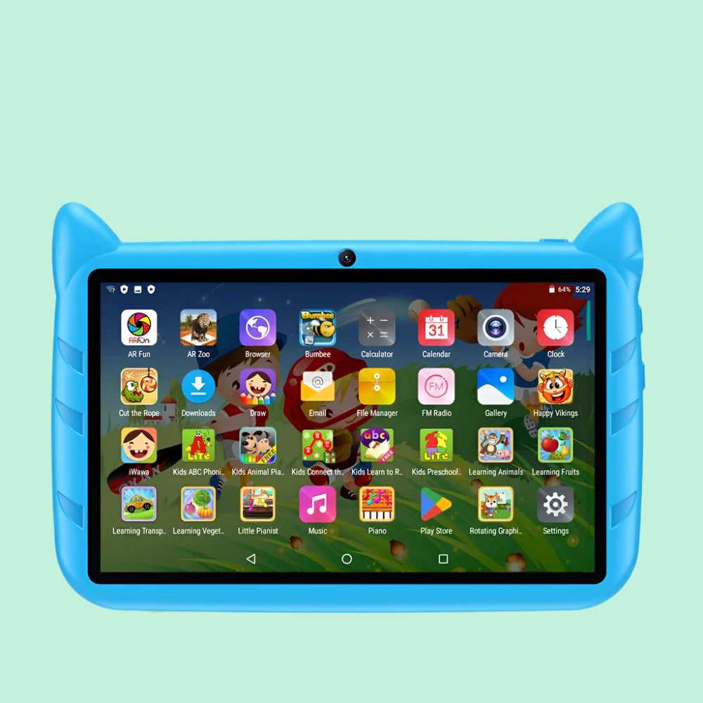 7 Inch Kid Tablet Android 13, 4GB RAM 64GB ROM,1TB Expand,5G Wifi,4000Mah Battery,Dual Camera, Children'S Gift Kids Software