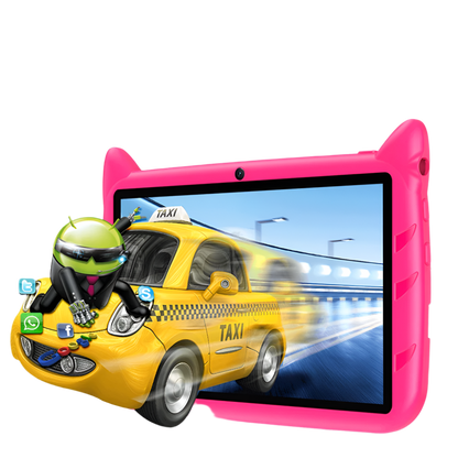 7 Inch Kid Tablet Android 13, 4GB RAM 64GB ROM,1TB Expand,5G Wifi,4000Mah Battery,Dual Camera, Children'S Gift Kids 